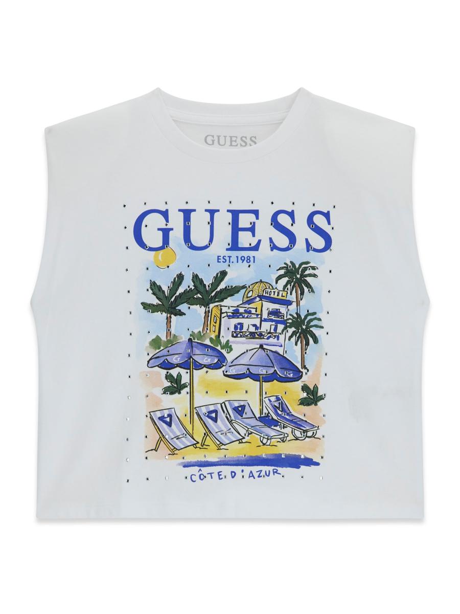 Afbeelding voor product T-shirt van het merk Guess in het Wit