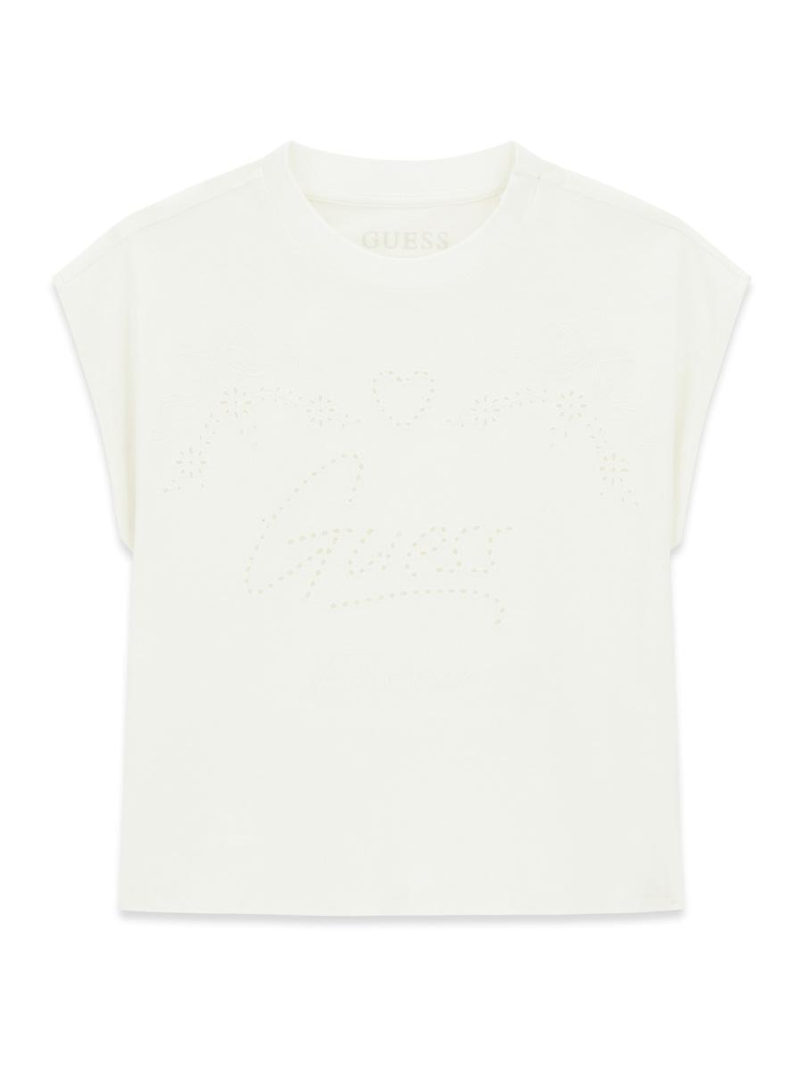Afbeelding voor product T-shirt van het merk Guess in het Ecru