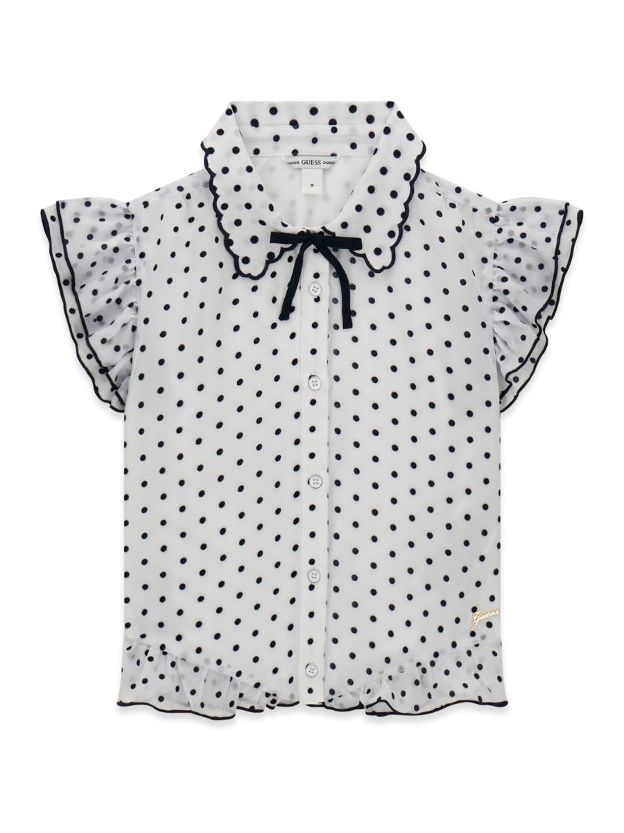 Afbeelding voor product Bloes van het merk Guess in het Wit