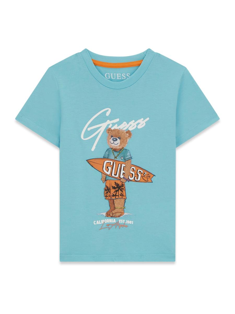 Afbeelding voor product T-shirt van het merk Guess in het Blauw