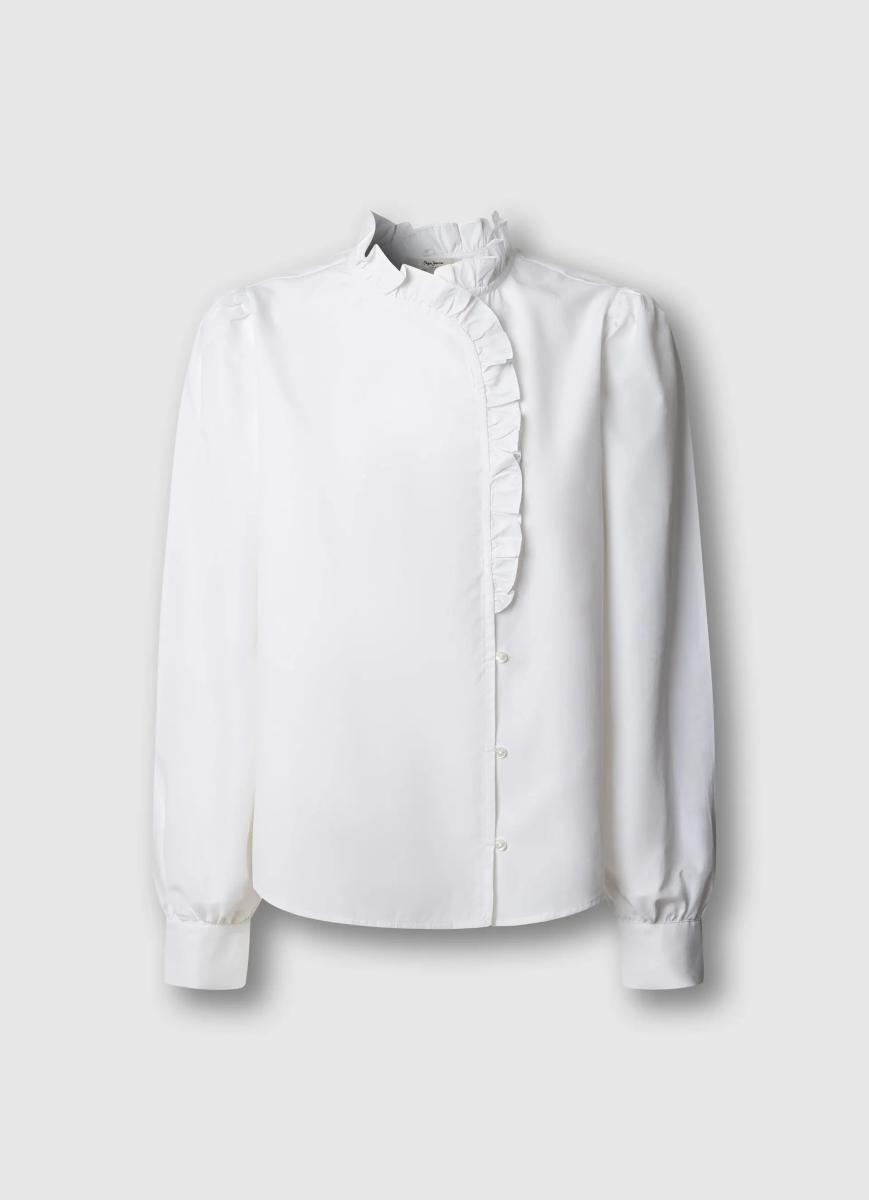 Afbeelding voor product Bloes van het merk Pepe Jeans in het Wit