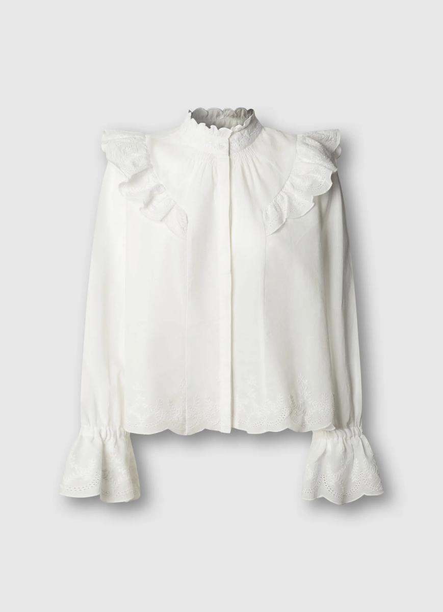 Afbeelding voor product Bloes van het merk Pepe Jeans in het Wit