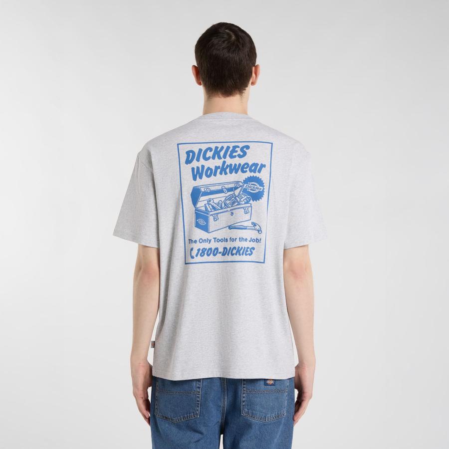 Afbeelding voor product T-shirt van het merk Dickies in het Grijs