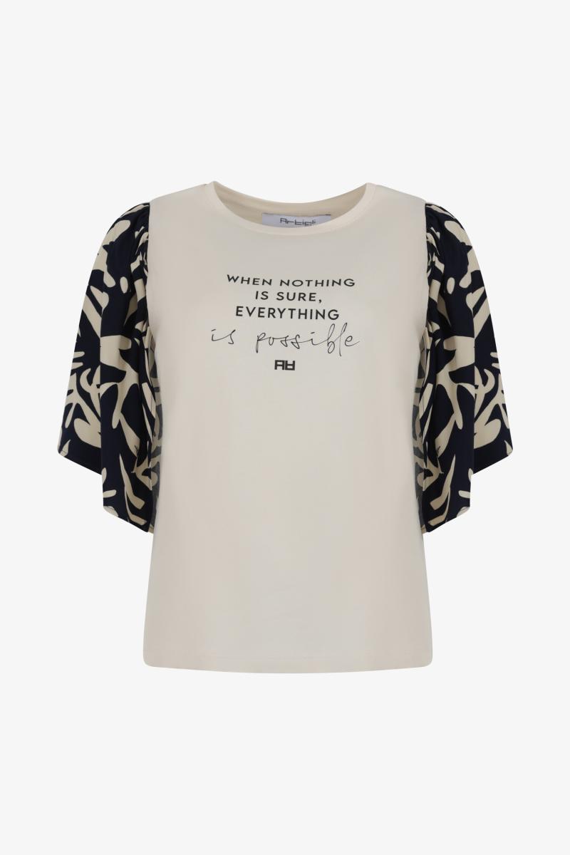 Afbeelding voor product T-shirt van het merk Artigli in het Beige