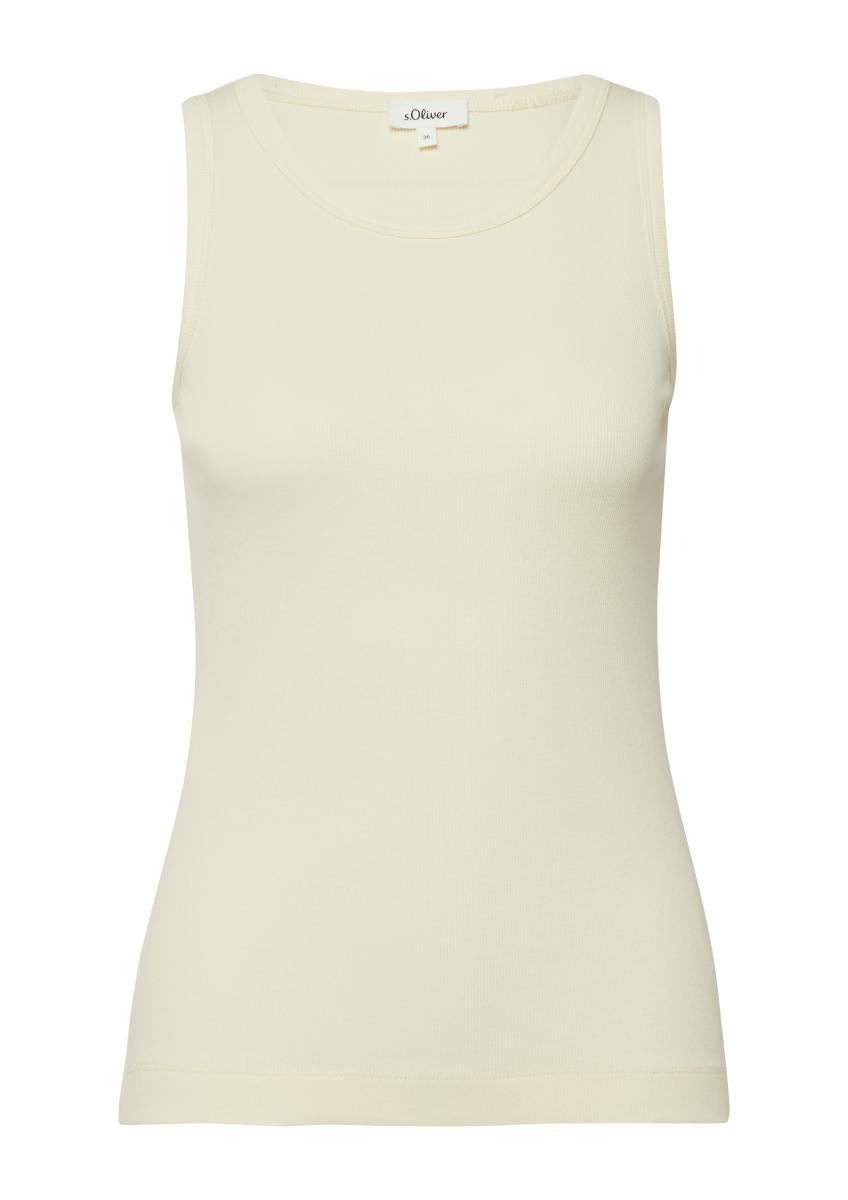 Afbeelding voor product T-shirt van het merk S.oliver Casual in het Ecru