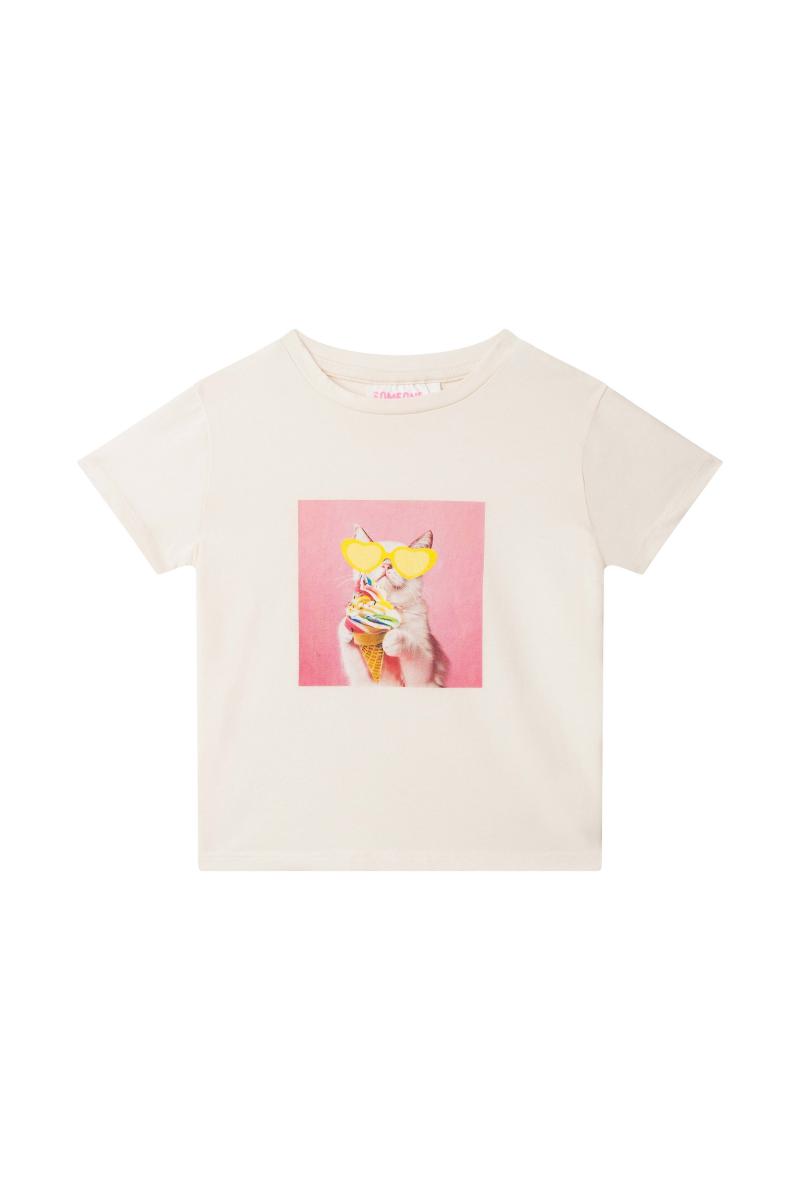 Afbeelding voor product T-shirt van het merk Someone in het Ecru