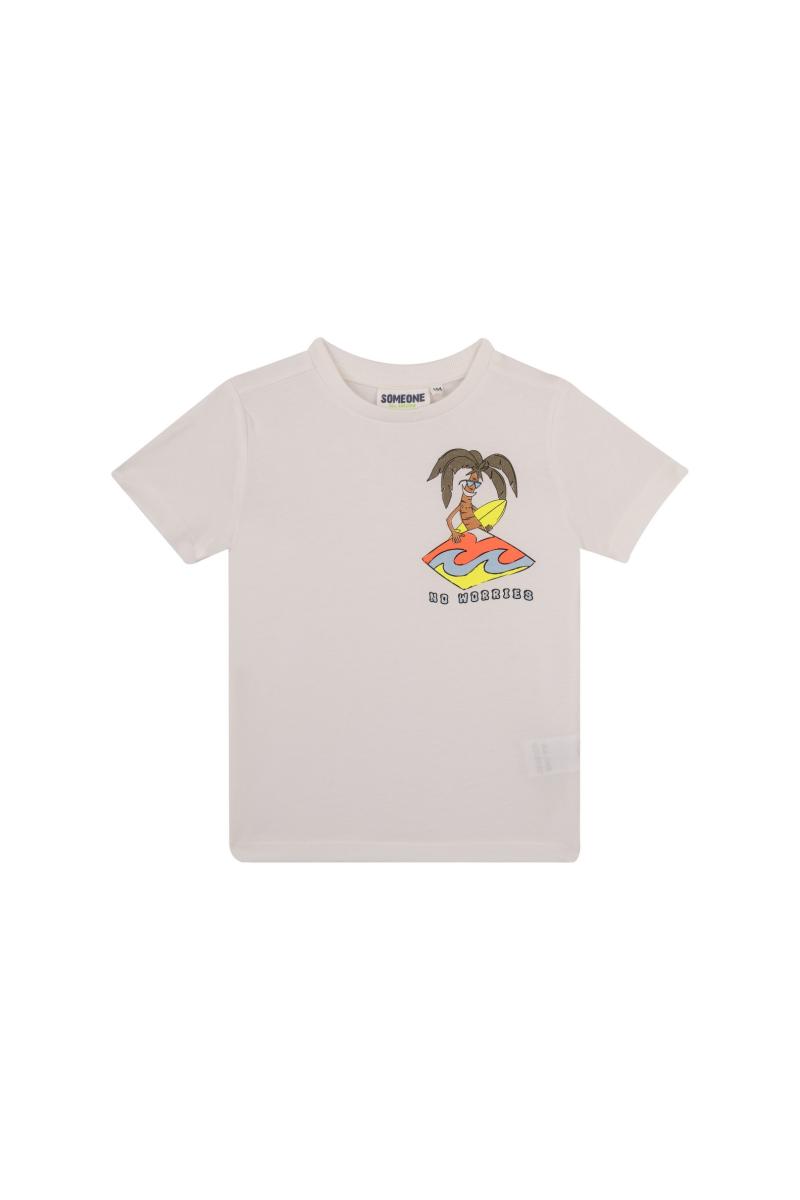 Afbeelding voor product T-shirt van het merk Someone in het Ecru