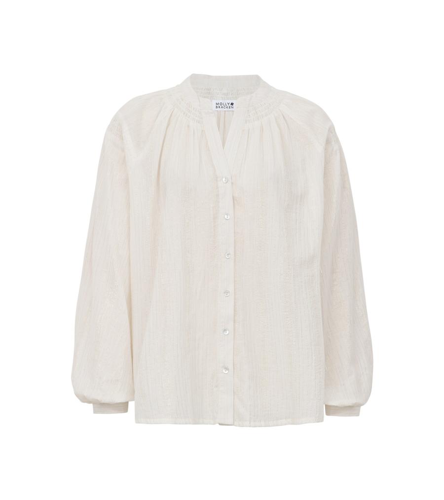 Afbeelding voor product Bloes van het merk Molly Bracken in het Wit