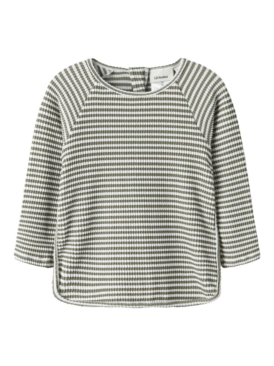 Afbeelding voor product T-shirt van het merk Lil' Atelier in het Kaki