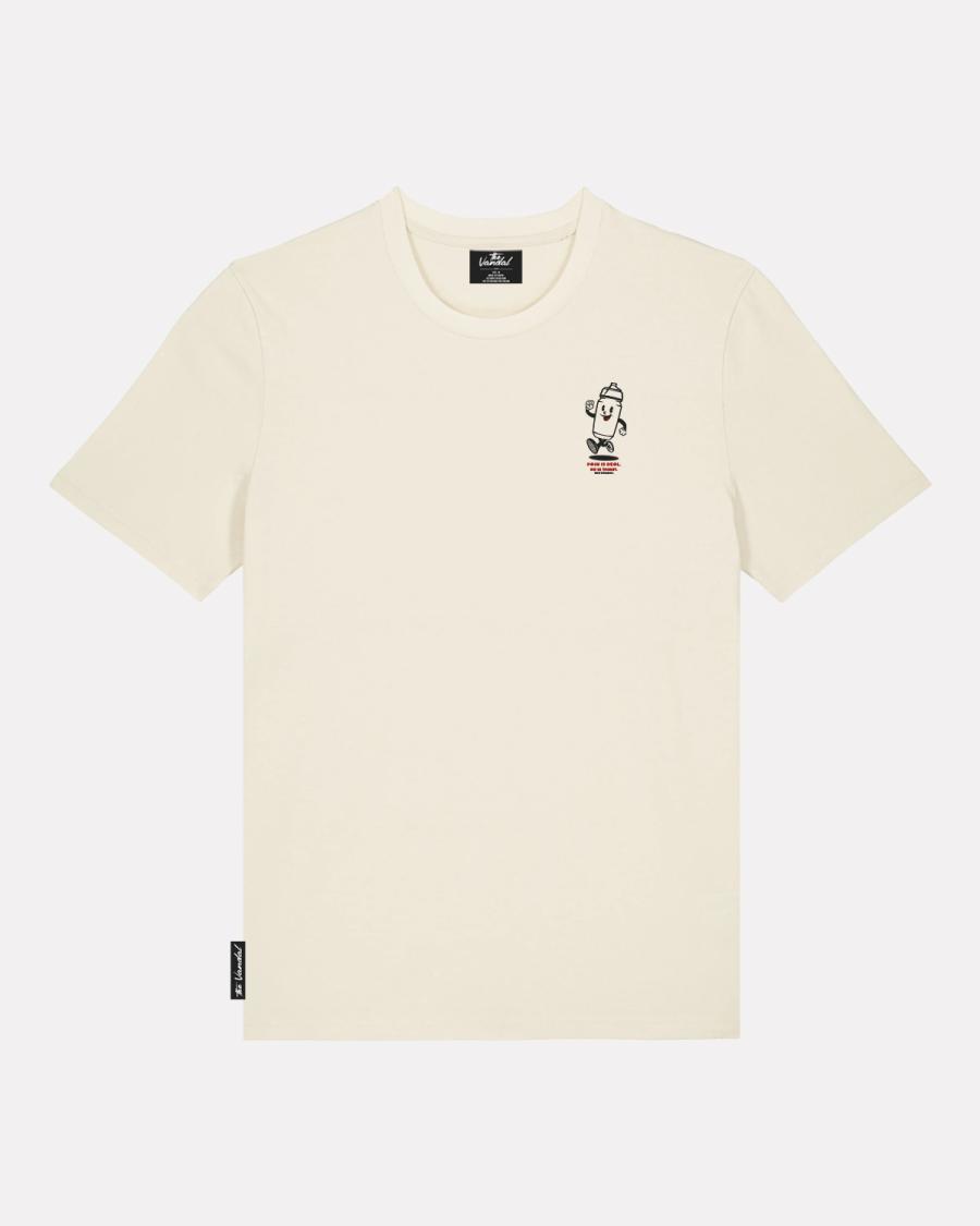 Afbeelding voor product T-shirt van het merk The Vandal in het Ecru