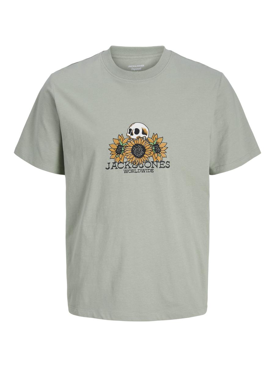 Afbeelding voor product T-shirt van het merk Jack & Jones Junior in het Groen