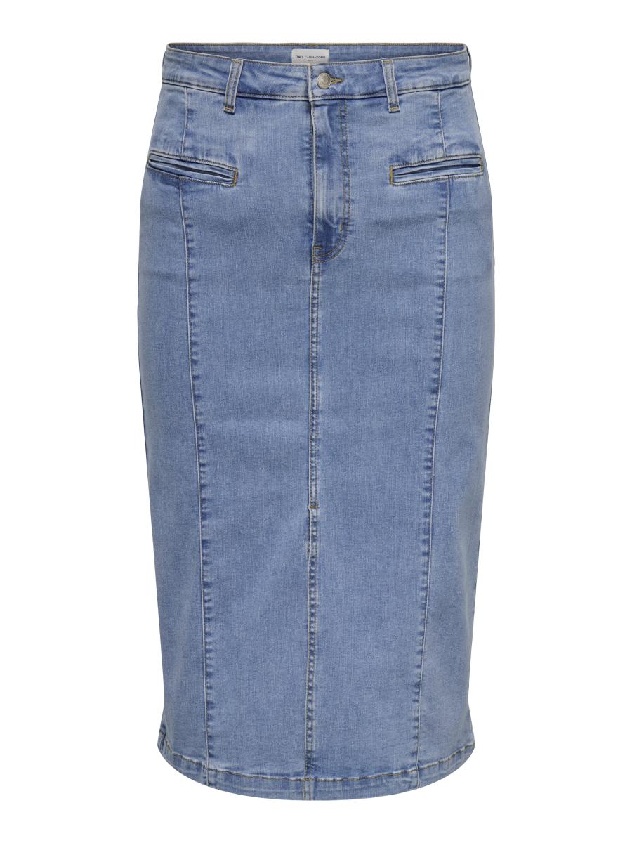 Afbeelding voor product Rok van het merk Only Carmakoma in het Jeans