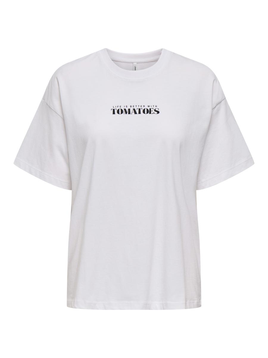 Afbeelding voor product T-shirt van het merk Only in het Wit