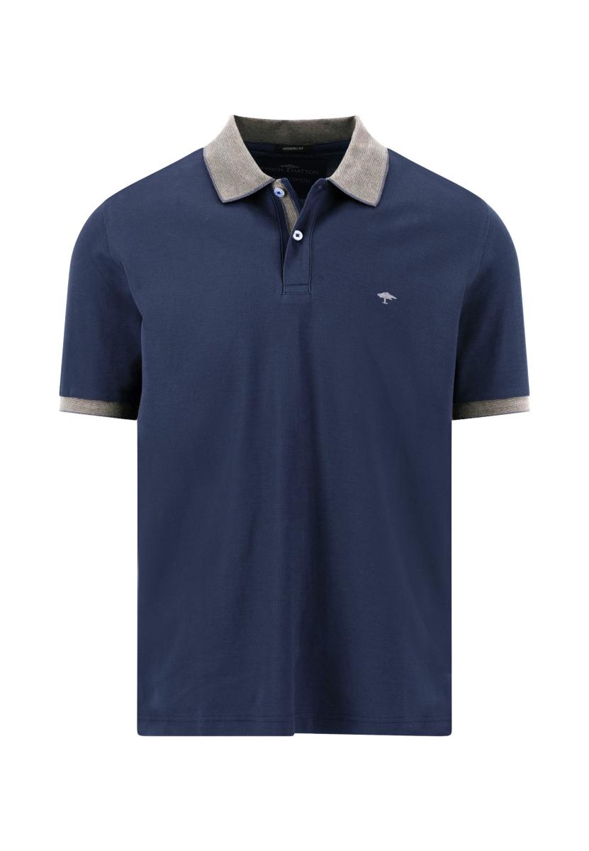Afbeelding voor product Polo van het merk Fynch-hatton in het Marine