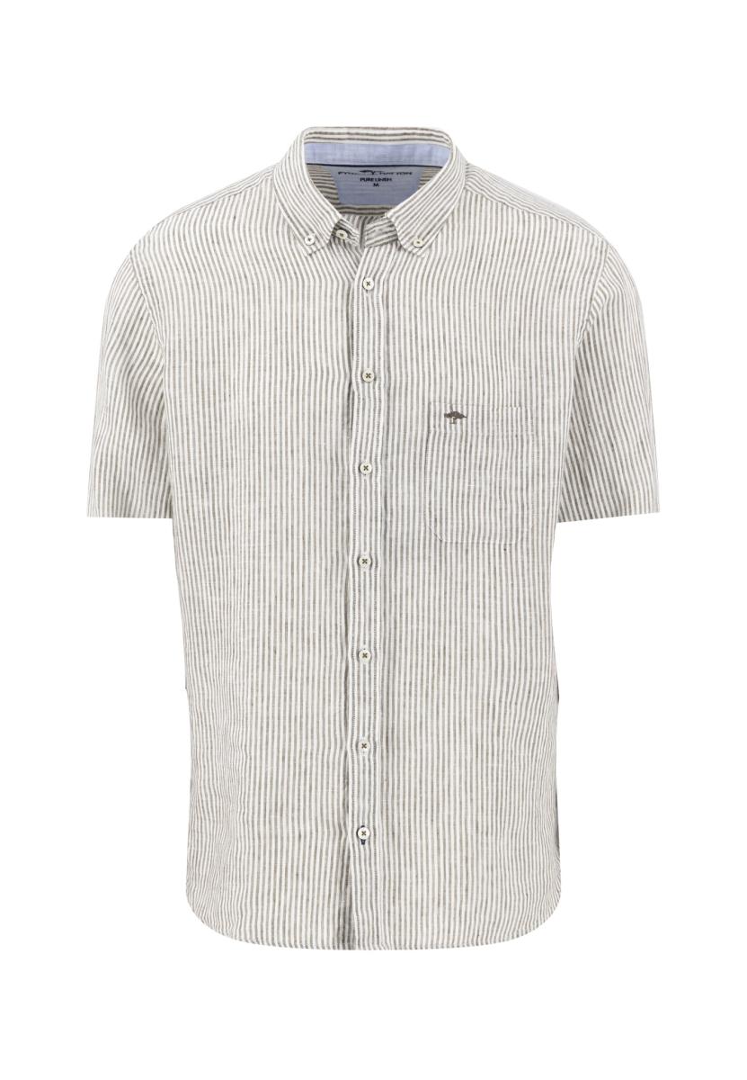 Afbeelding voor product Hemd van het merk Fynch-hatton in het Kaki