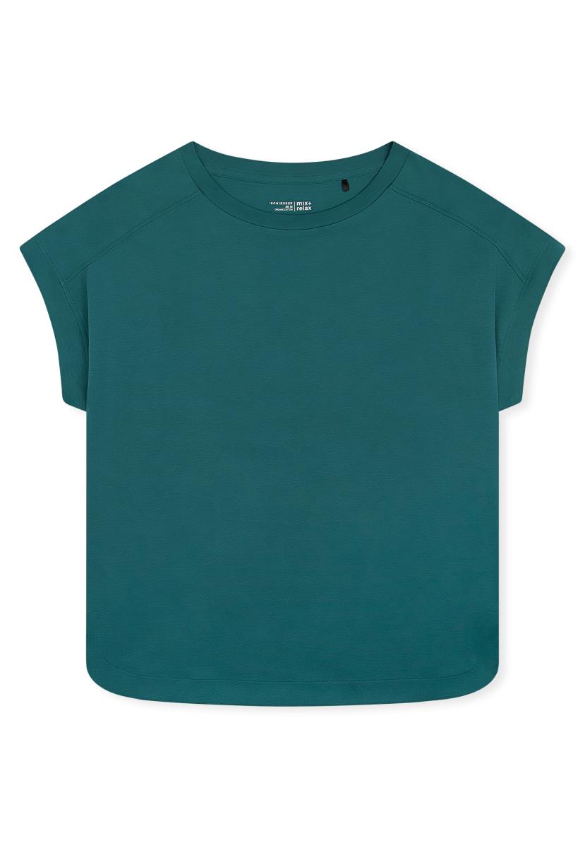 Afbeelding voor product T-shirt van het merk Schiesser in het Groen