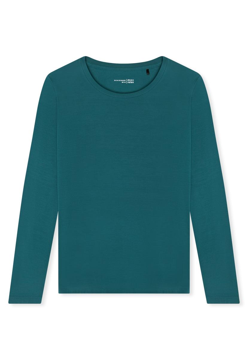 Afbeelding voor product T-shirt van het merk Schiesser in het Groen