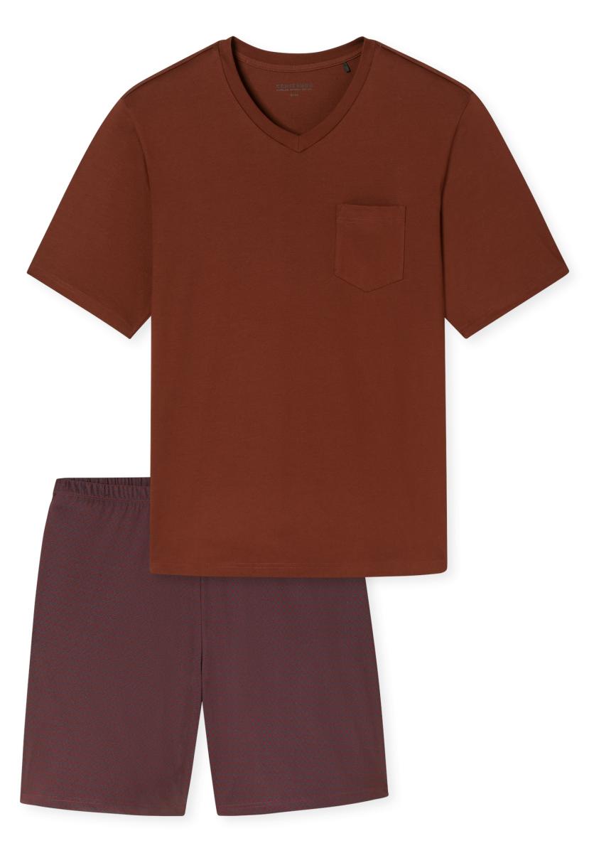 Afbeelding voor product Pyjama van het merk Schiesser in het Rood