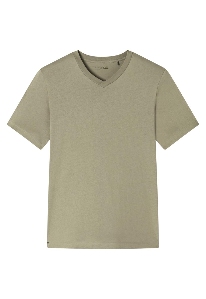 Afbeelding voor product T-shirt van het merk Schiesser in het Groen