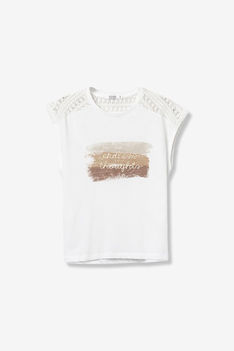 Afbeelding voor product T-shirt van het merk Tiffosi in het Wit