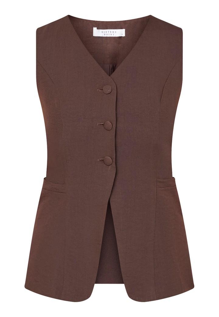 Afbeelding voor product Gilet van het merk Sisters Point in het Bruin