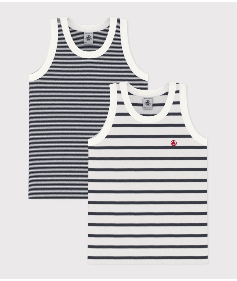 Afbeelding voor product T-shirt van het merk Petit Bateau in het Marine