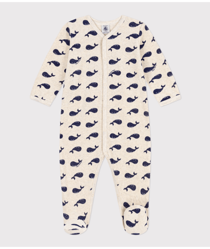 Afbeelding voor product Pyjama van het merk Petit Bateau in het Marine