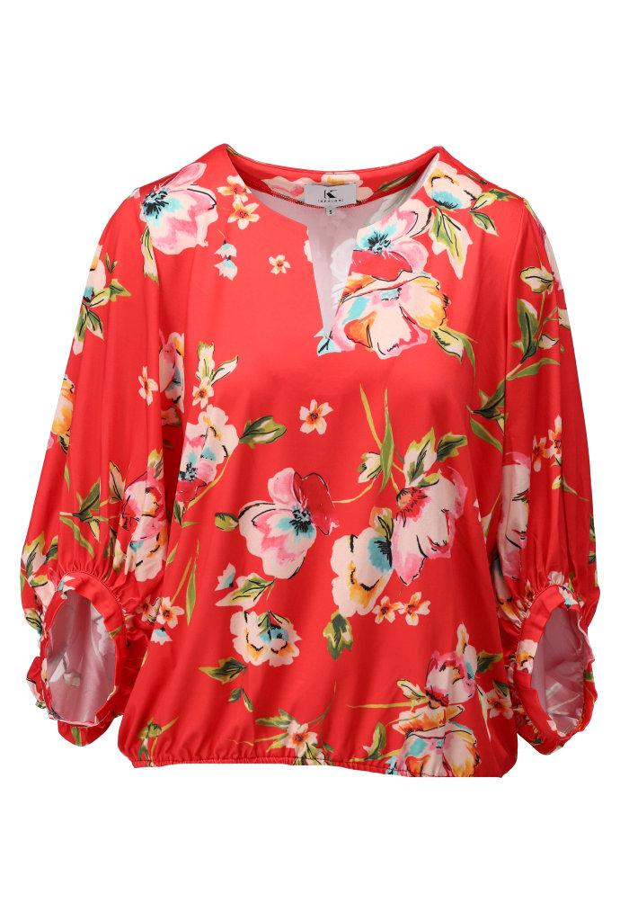 Afbeelding voor product Bloes van het merk K-design in het Rood