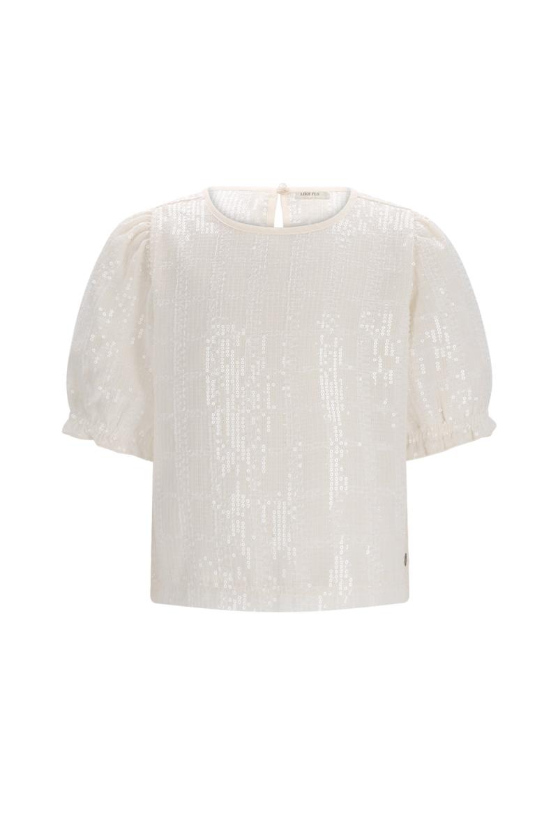 Afbeelding voor product Bloes van het merk Like Flo in het Ecru