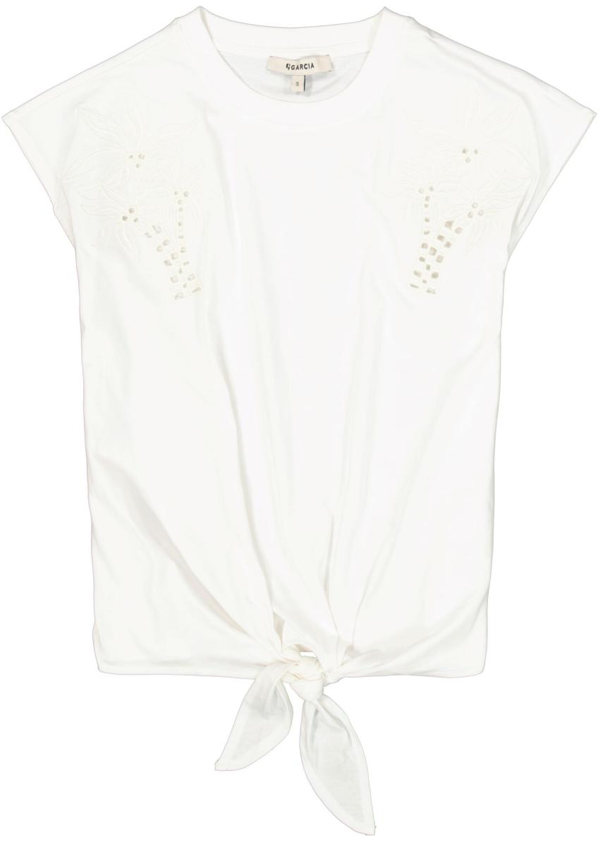 Afbeelding voor product T-shirt van het merk Garcia in het Ecru