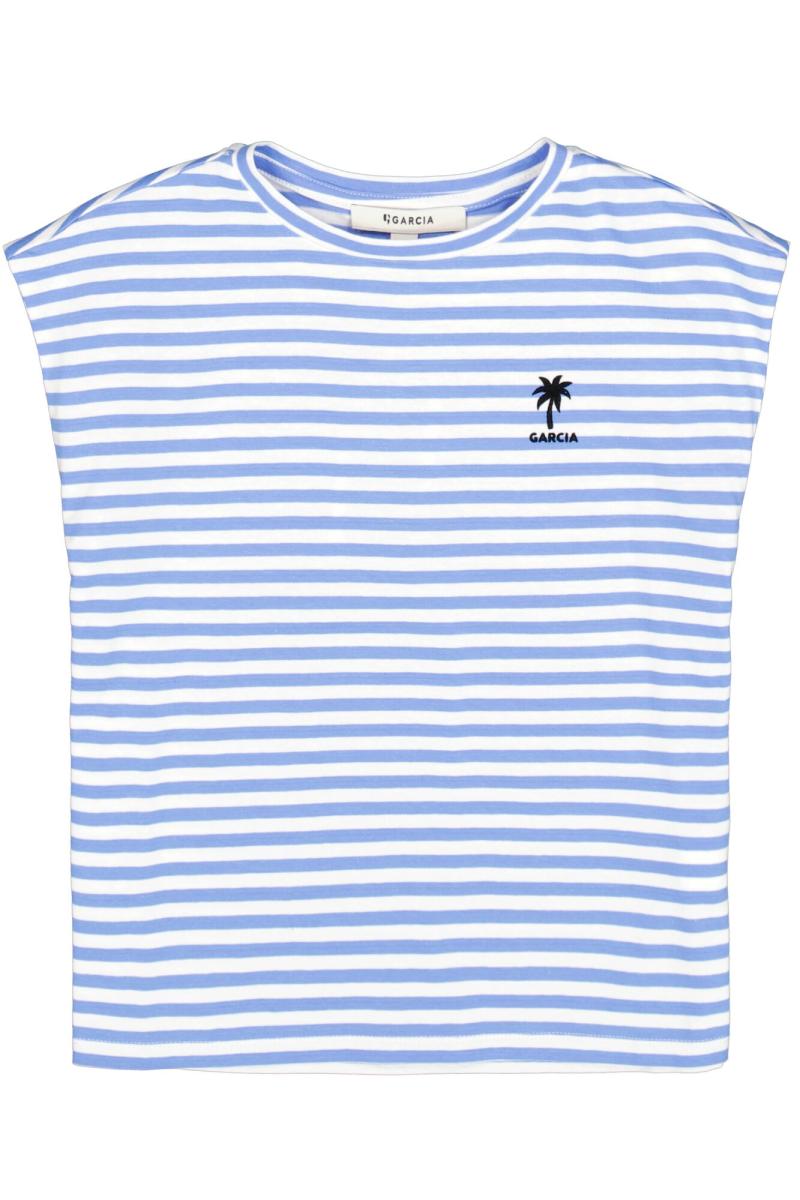 Afbeelding voor product T-shirt van het merk Garcia in het Blauw