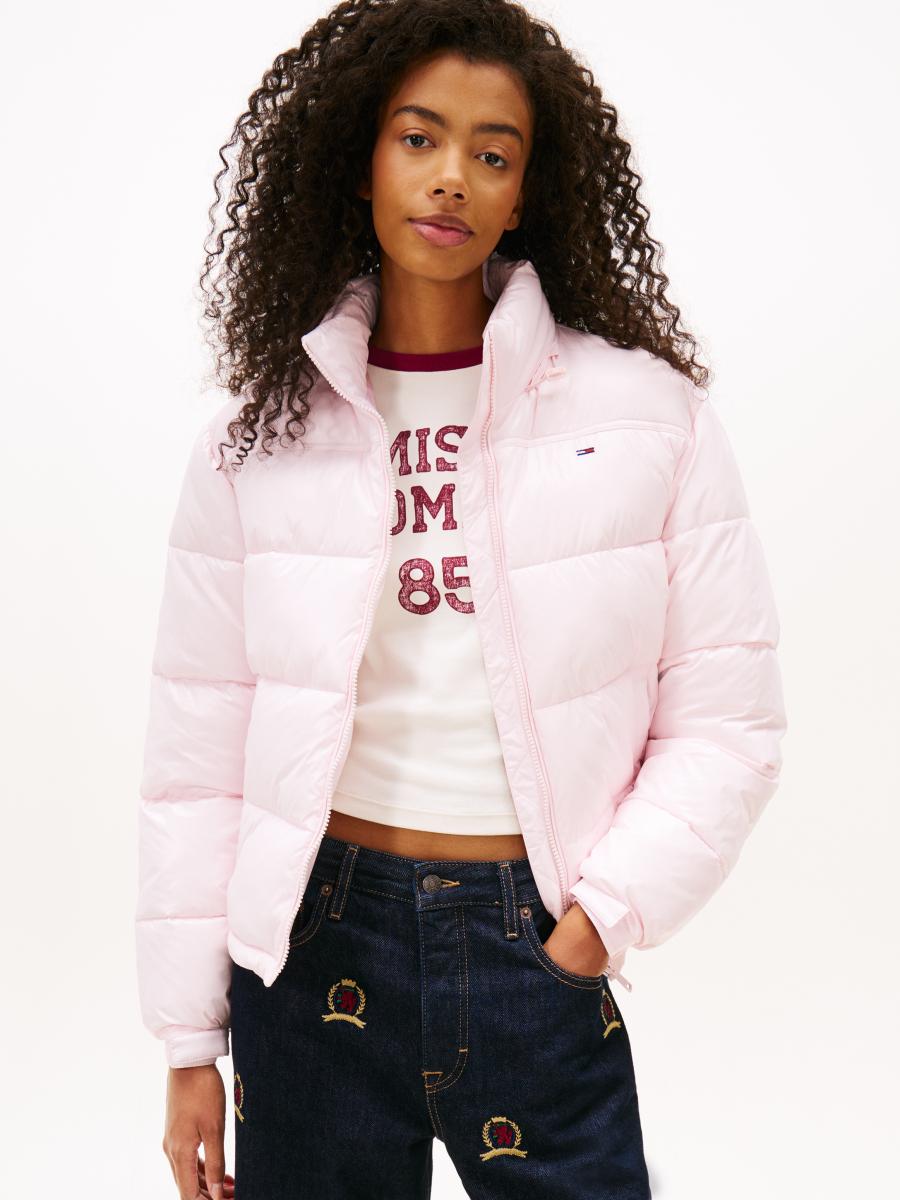 Afbeelding voor product Jas van het merk Tommy Jeans in het Roze