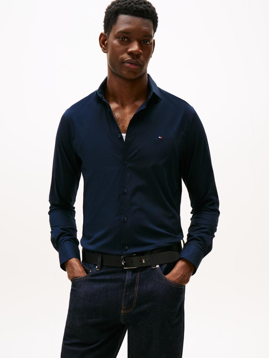 Afbeelding voor product Hemd van het merk Tommy Hilfiger in het Marine