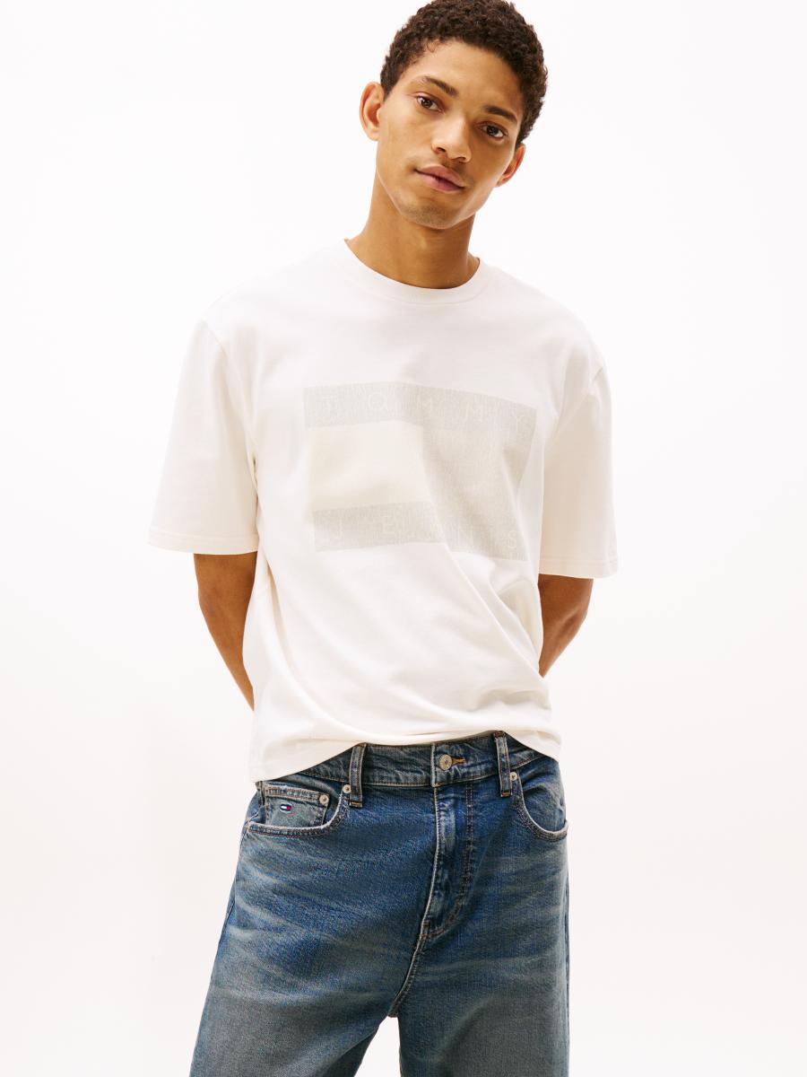 Afbeelding voor product T-shirt van het merk Tommy Jeans in het Wit