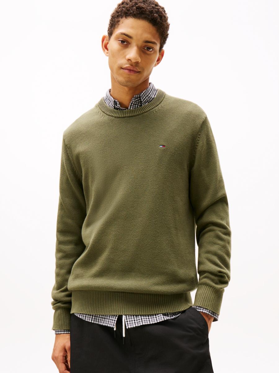 Afbeelding voor product Pull van het merk Tommy Jeans in het Kaki