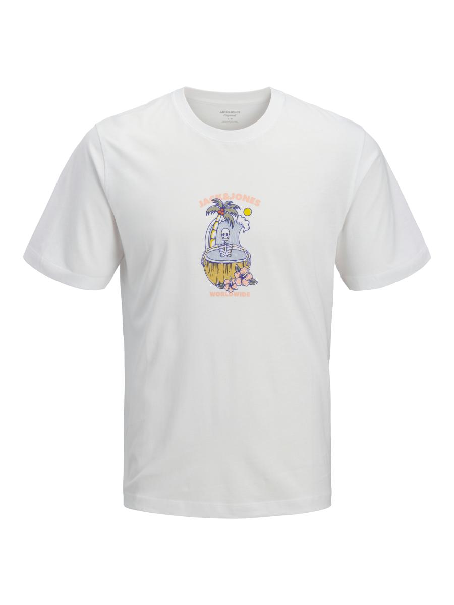 Afbeelding voor product T-shirt van het merk Jack & Jones Junior in het Wit