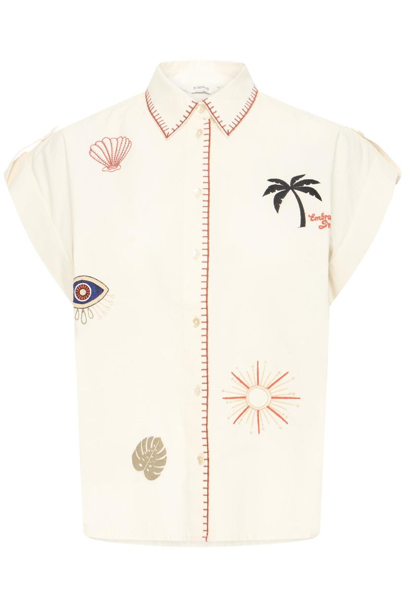 Afbeelding voor product Bloes van het merk B.young in het Ecru