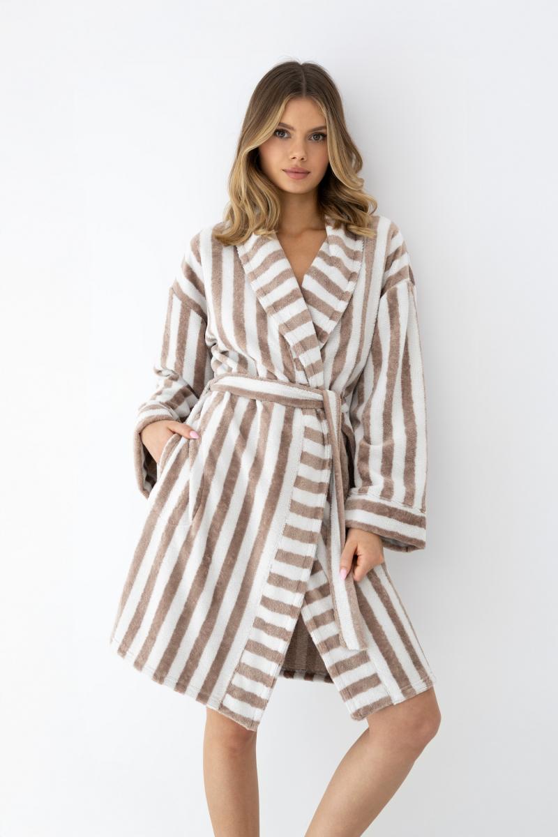 Afbeelding voor product Badjas van het merk Sensis in het Beige