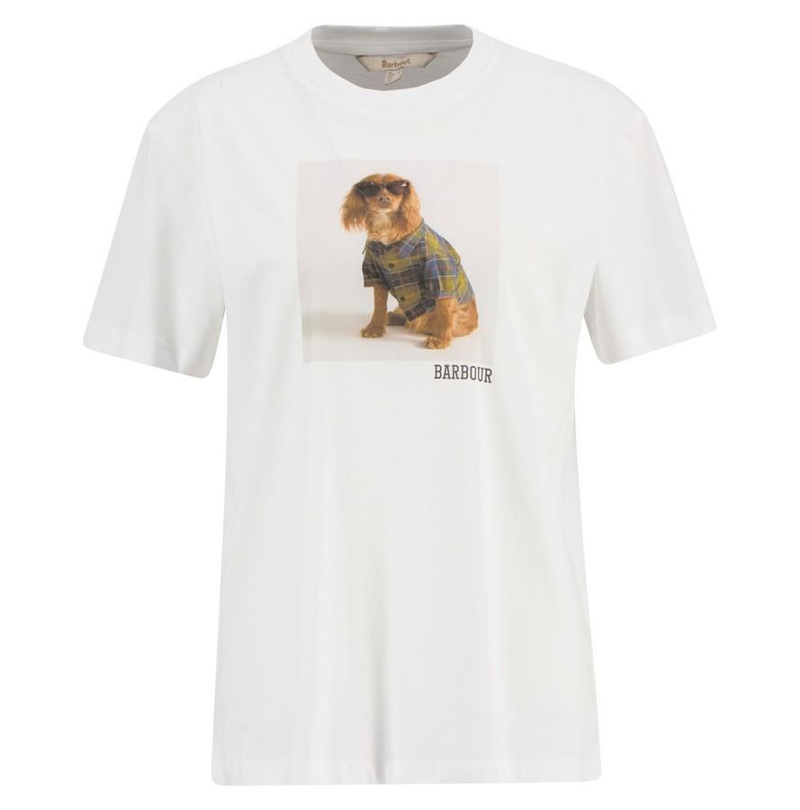 Afbeelding voor product T-shirt van het merk Barbour in het Wit