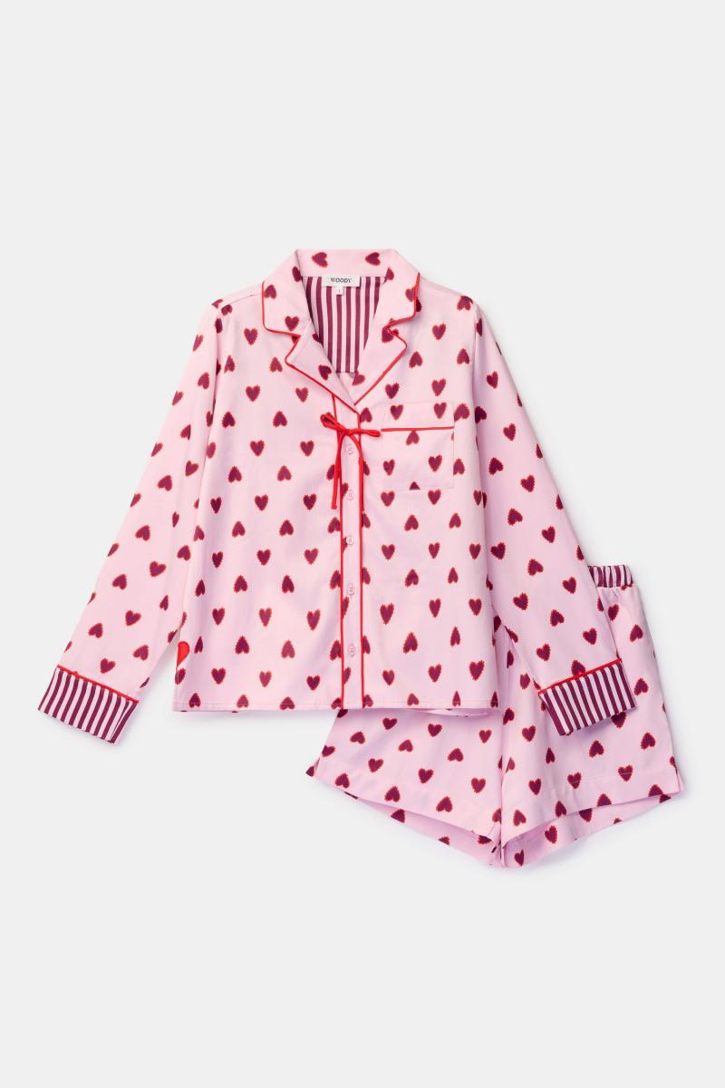 Afbeelding voor product Pyjama van het merk Woody in het Roze