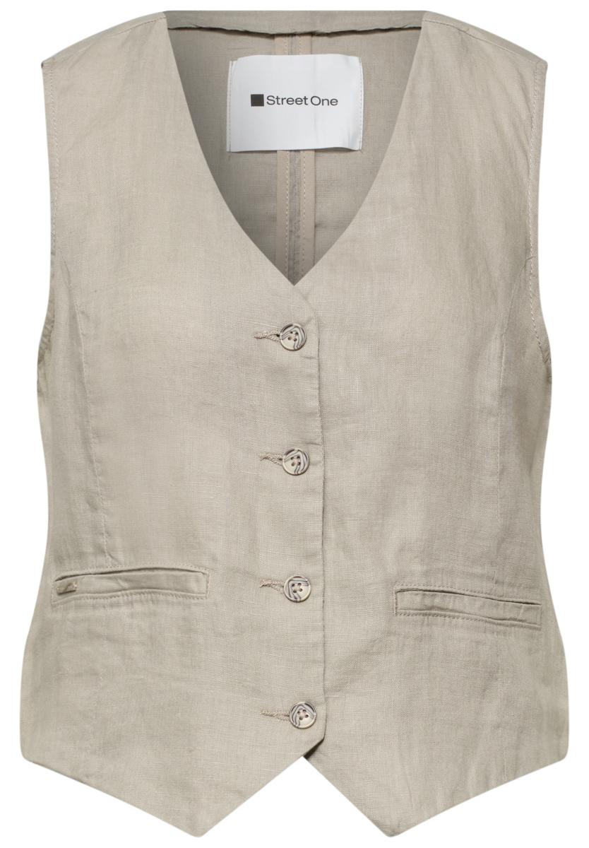 Afbeelding voor product Vest van het merk Street One in het Beige