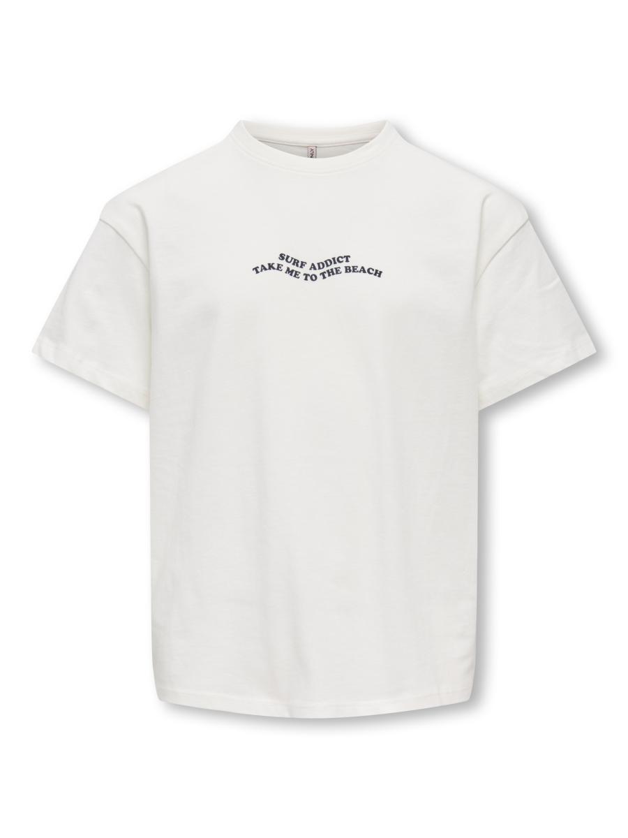 Afbeelding voor product T-shirt van het merk Kids Only in het Ecru