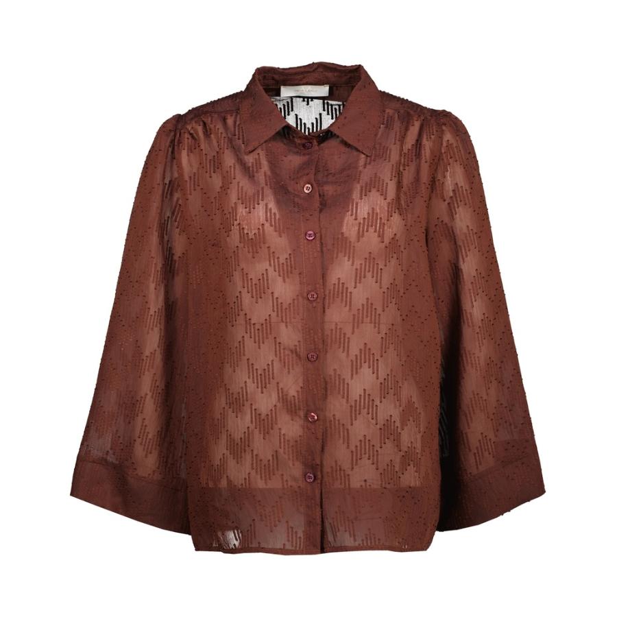 Afbeelding voor product Bloes van het merk Amelie&amelie in het Bordeaux