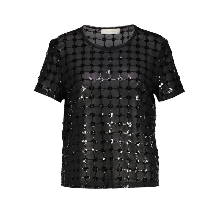 Afbeelding voor product T-shirt van het merk Amelie&amelie in het Zwart