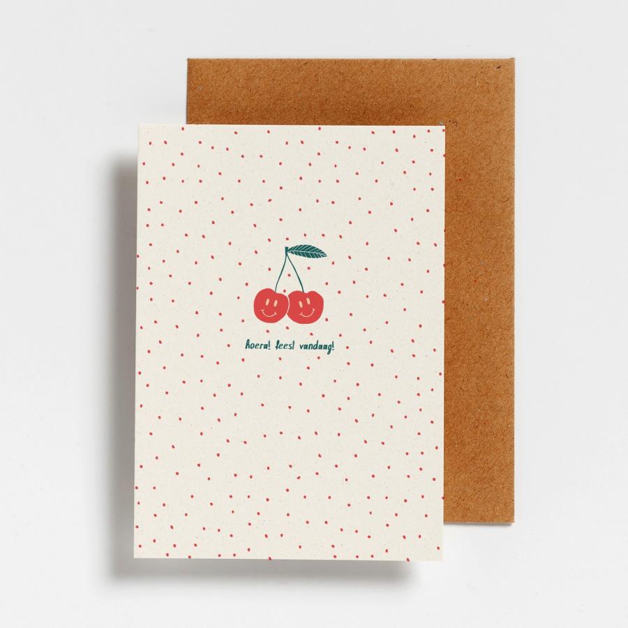 Afbeelding voor product Postkaart van het merk Hello August in het Wit