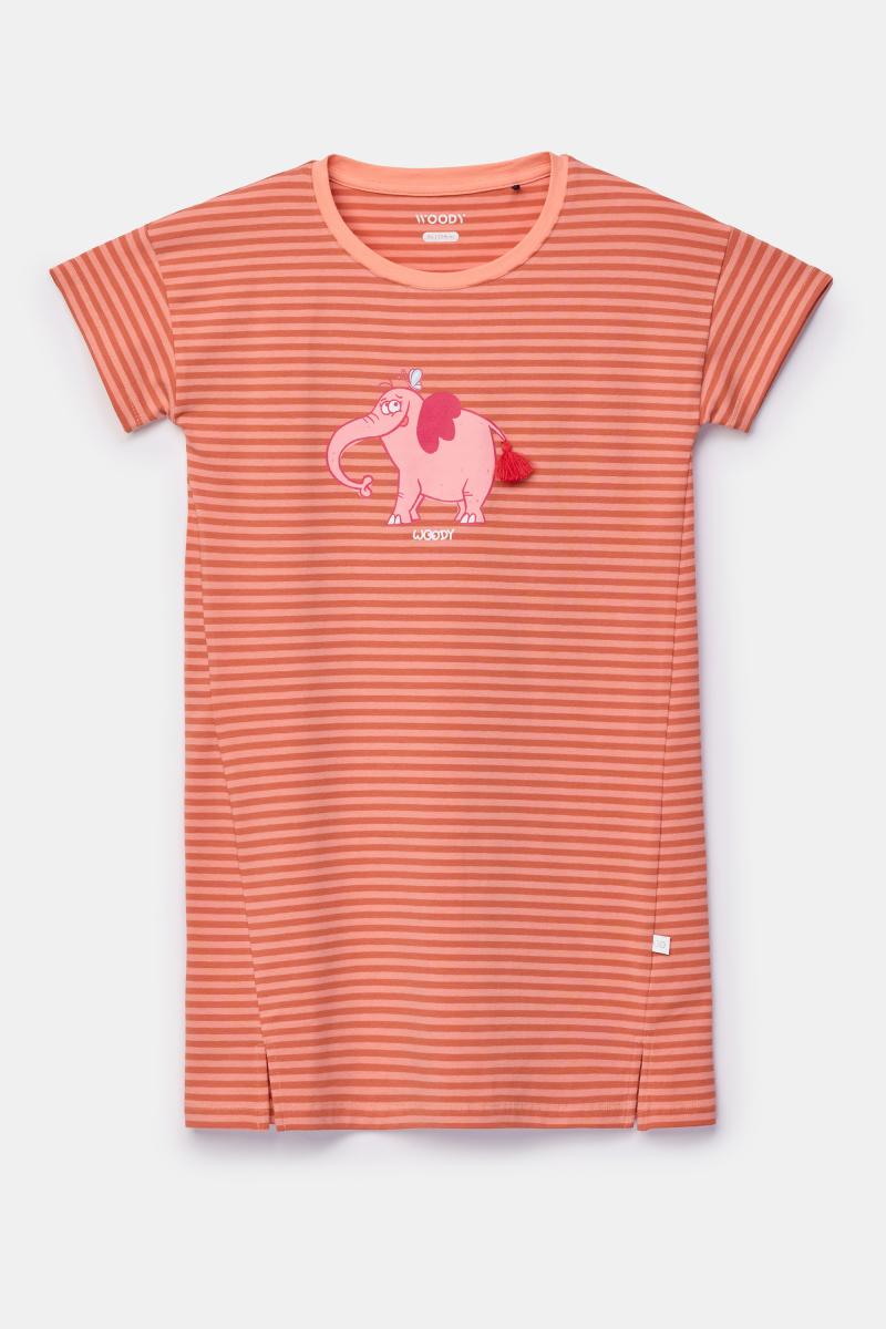 Afbeelding voor product Slaapkleed van het merk Woody in het Oranje