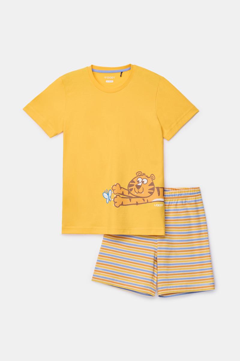 Afbeelding voor product Pyjama van het merk Woody in het Geel