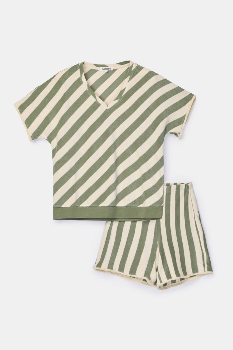 Afbeelding voor product Pyjama van het merk Woody in het Groen