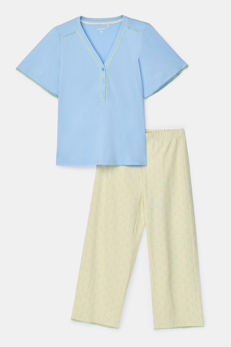 Afbeelding voor product Pyjama van het merk Woody in het Blauw