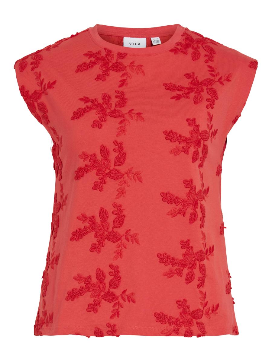 Afbeelding voor product Top van het merk Vila in het Rood